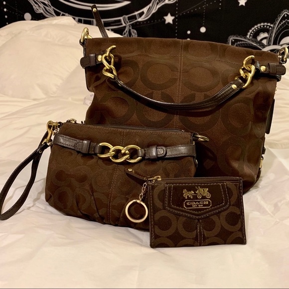Coach Handbags - COACH Authentic Three Piece Hobo/Bucket Bag Set